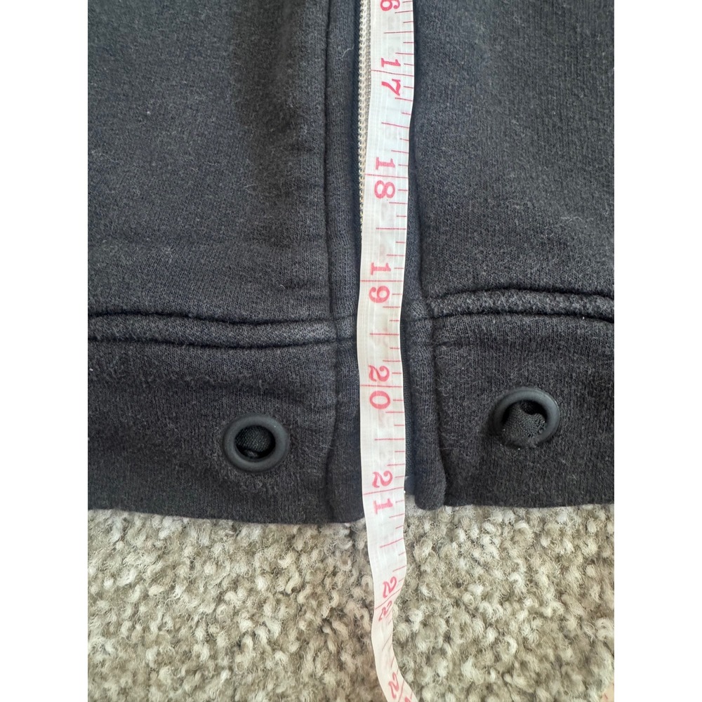 UGG RTW Black Fleece Lined Full Zip Hoodie Jacket Womens Size Medium Cozy Lounge - Picture 5 of 14